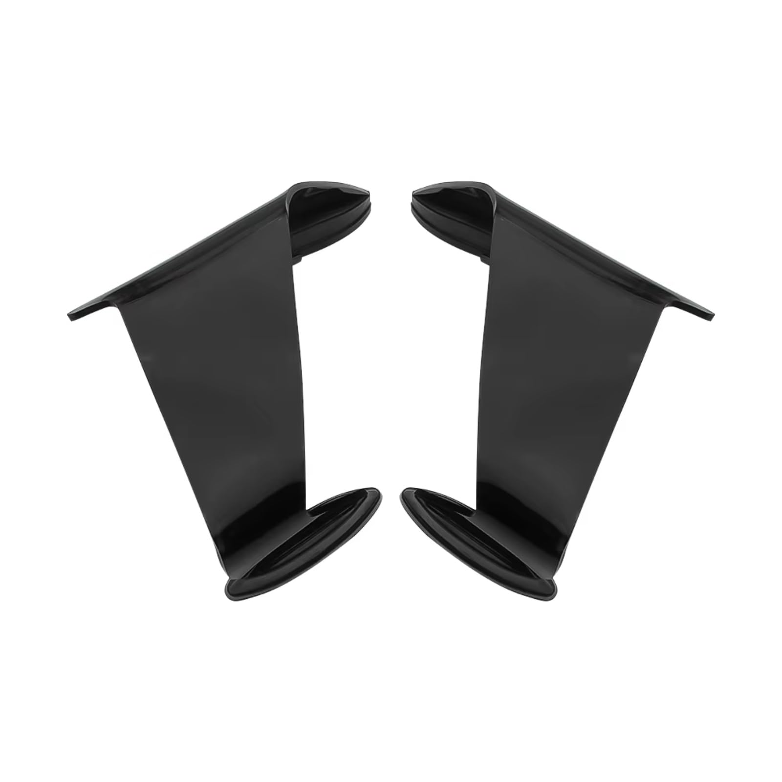 PQAWSFR Motorrad Spoilerlippe Kompatibel Mit Für ZX-10R Für ZX-10RR 2021–2024 Motorrad-Aerodynamik Fixiert Für Wing GP Racing Für Wing Side Lower Force Spoiler(Black) von PQAWSFR