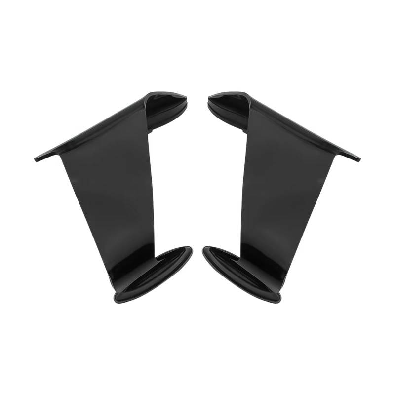 PQAWSFR Motorrad Spoilerlippe Kompatibel Mit Für ZX-10R Für ZX-10RR 2021–2024 Motorrad-Aerodynamik Fixiert Für Wing GP Racing Für Wing Side Lower Force Spoiler(Black) von PQAWSFR