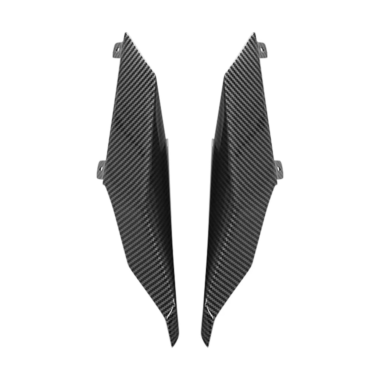 PQAWSFR Motorrad Spoilerlippe Kompatibel Mit Für ZX-4R Für ZX-25RR Für ZX4R-R/RR 2020–2024 Motorrad-Aerodynamik Für Flügelseite Mit Geringerer Kraft-Spoiler Fixiert(Carbon Paint) von PQAWSFR