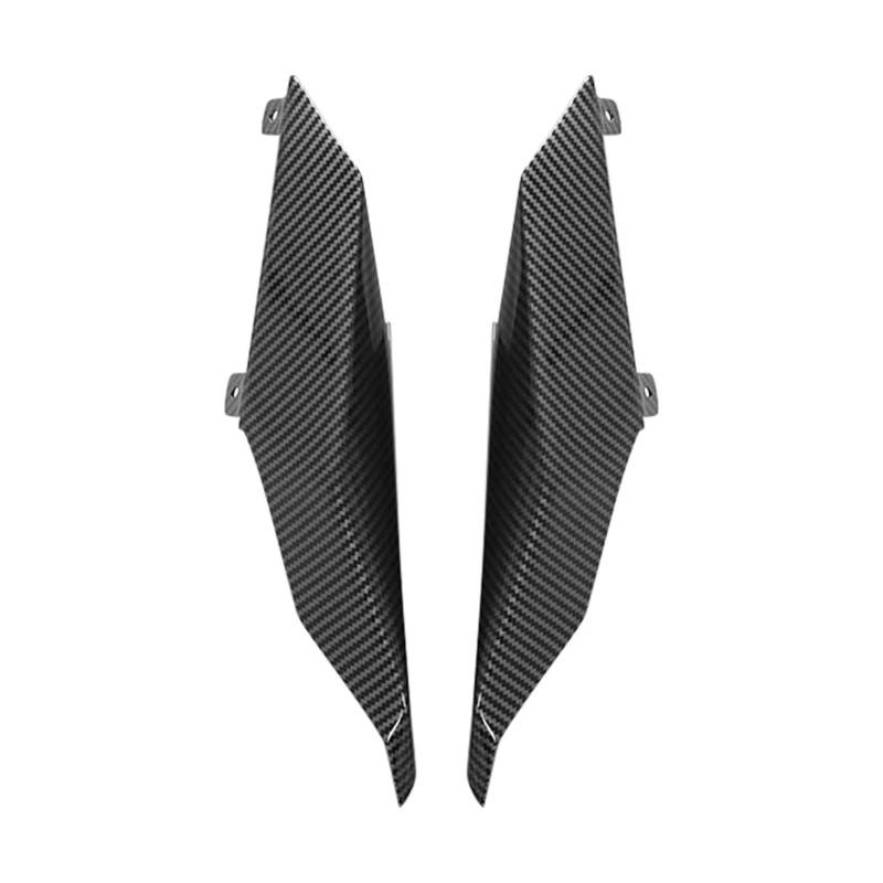 PQAWSFR Motorrad Spoilerlippe Kompatibel Mit Für ZX-4R Für ZX-25RR Für ZX4R-R/RR 2020–2024 Motorrad-Aerodynamik Für Flügelseite Mit Geringerer Kraft-Spoiler Fixiert(Carbon Paint) von PQAWSFR