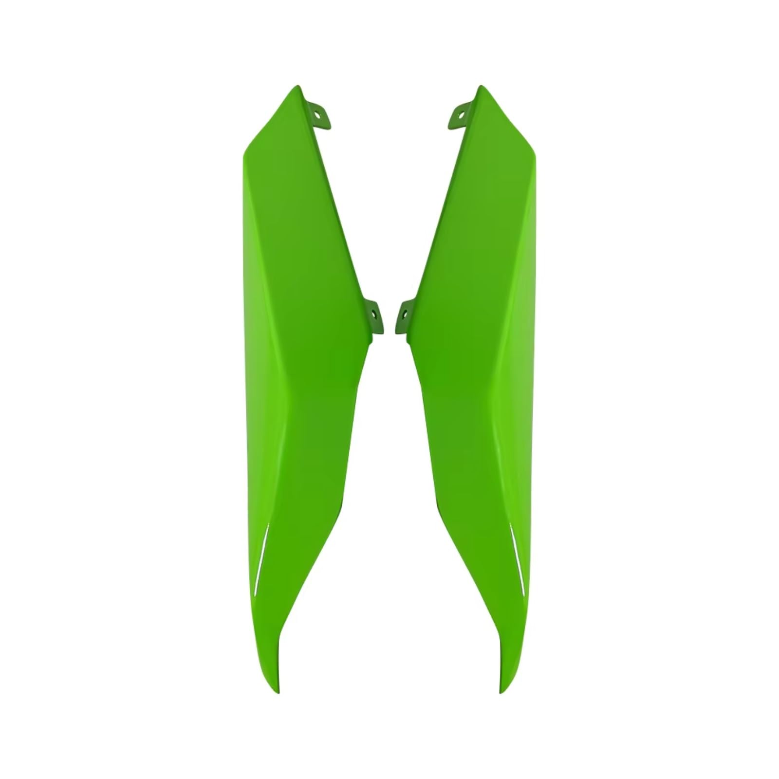 PQAWSFR Motorrad Spoilerlippe Kompatibel Mit Für ZX-4R Für ZX-25RR Für ZX4R-R/RR 2020–2024 Motorrad-Aerodynamik Für Flügelseite Mit Geringerer Kraft-Spoiler Fixiert(Green) von PQAWSFR