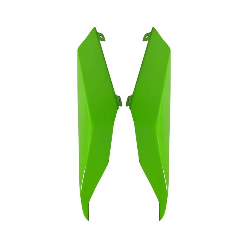 PQAWSFR Motorrad Spoilerlippe Kompatibel Mit Für ZX-4R Für ZX-25RR Für ZX4R-R/RR 2020–2024 Motorrad-Aerodynamik Für Flügelseite Mit Geringerer Kraft-Spoiler Fixiert(Green) von PQAWSFR