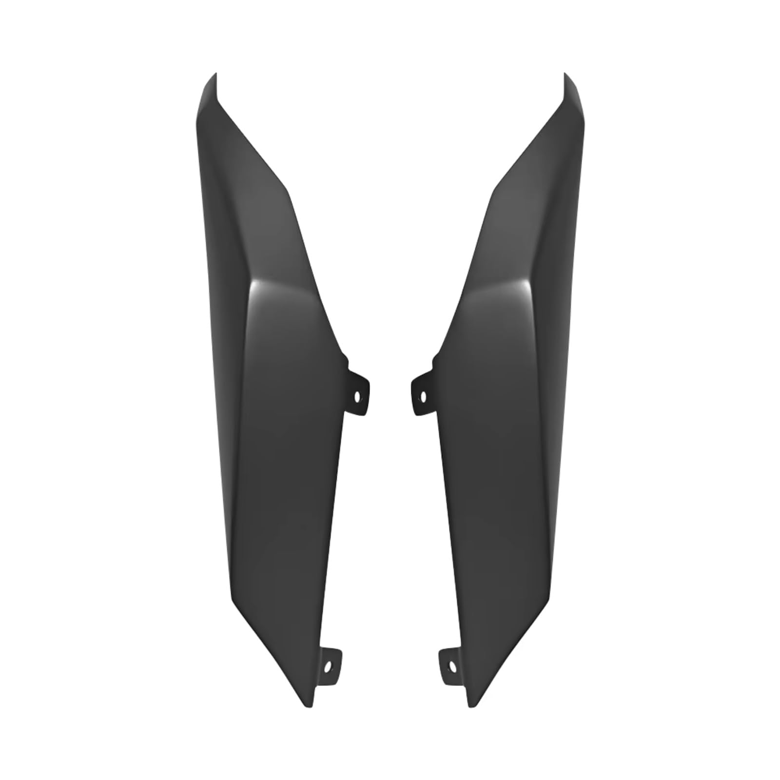 PQAWSFR Motorrad Spoilerlippe Kompatibel Mit Für ZX-4R Für ZX-25RR Für ZX4R-R/RR 2020–2024 Motorrad-Aerodynamik Für Flügelseite Mit Geringerer Kraft-Spoiler Fixiert(Matte Black) von PQAWSFR
