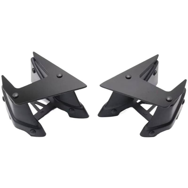 PQAWSFR Motorrad Spoilerlippe Kompatibel Mit Yamaha Für MT-09 2017–2020 Für MT-09 SP 2018–2020 Motorradteile Seitlicher Abtrieb Für Nackte Spoiler Feste Winglet-Verkleidung Für Flügel(Black) von PQAWSFR