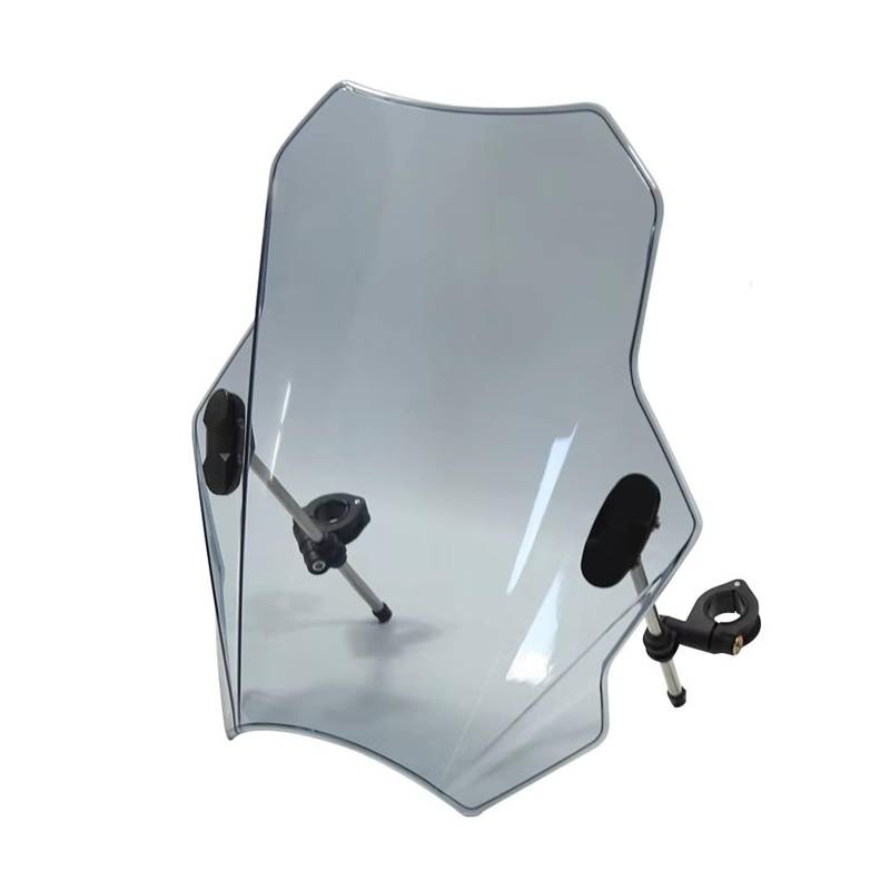 PQAWSFR Windschutzscheiben Für GB350 Für GB350RS 2021 2022 Motorrad Windschutz Windschutz Motorrad Deflektor Windschutzscheibe Spoiler(Light Grey) von PQAWSFR