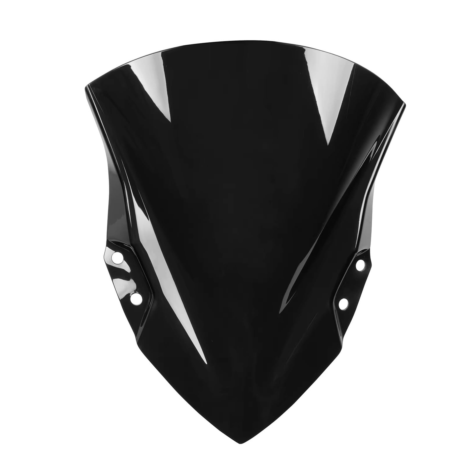 PQAWSFR Windschutzscheiben Für Ninja400 Für EX400 2018 2019 2020 2021 2022 2023 2024 Motorrad Windschutzscheibe Spoiler Windschutz Deflektor Zubehör(Smoke) von PQAWSFR