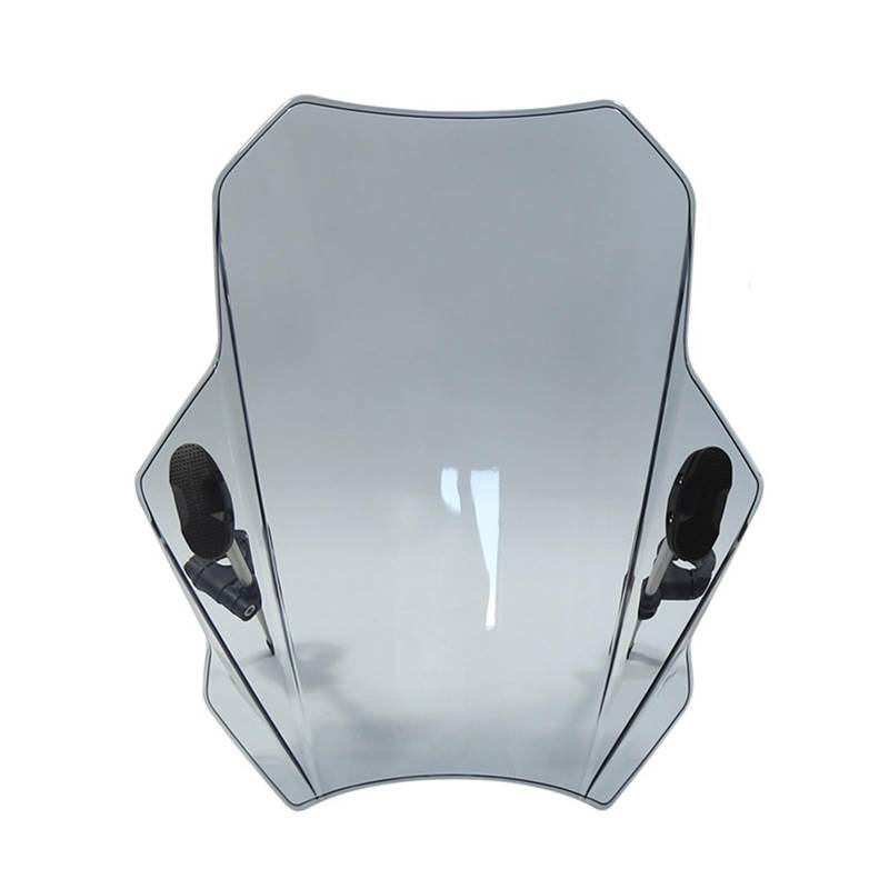 PQAWSFR Windschutzscheiben Kompatibel Mit ZONTES Für G1-125 2021 2022 2023 Motorrad Windschutzscheibe Windschutzscheibenabdeckungen Bildschirm Motorräder Deflektor(Light Grey) von PQAWSFR