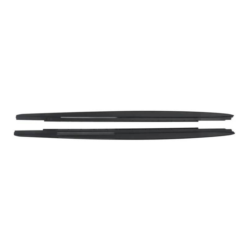 PQMIERA 2 Stück Stoßstangenlippensplitter-Seitenschweller, kompatibel mit 5er-Serie G30/G31 2017–2019 M Sport, glänzend schwarz von PQMIERA