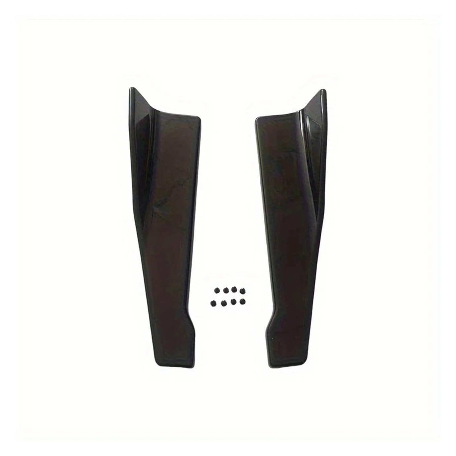 PQMIERA 2 stücke Universal Auto Bumper Spoiler Diffusor Anti-kollision Seite Rock Auto Teile(Black) von PQMIERA
