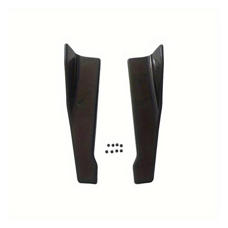 PQMIERA 2 stücke Universal Auto Bumper Spoiler Diffusor Anti-kollision Seite Rock Auto Teile(Black) von PQMIERA
