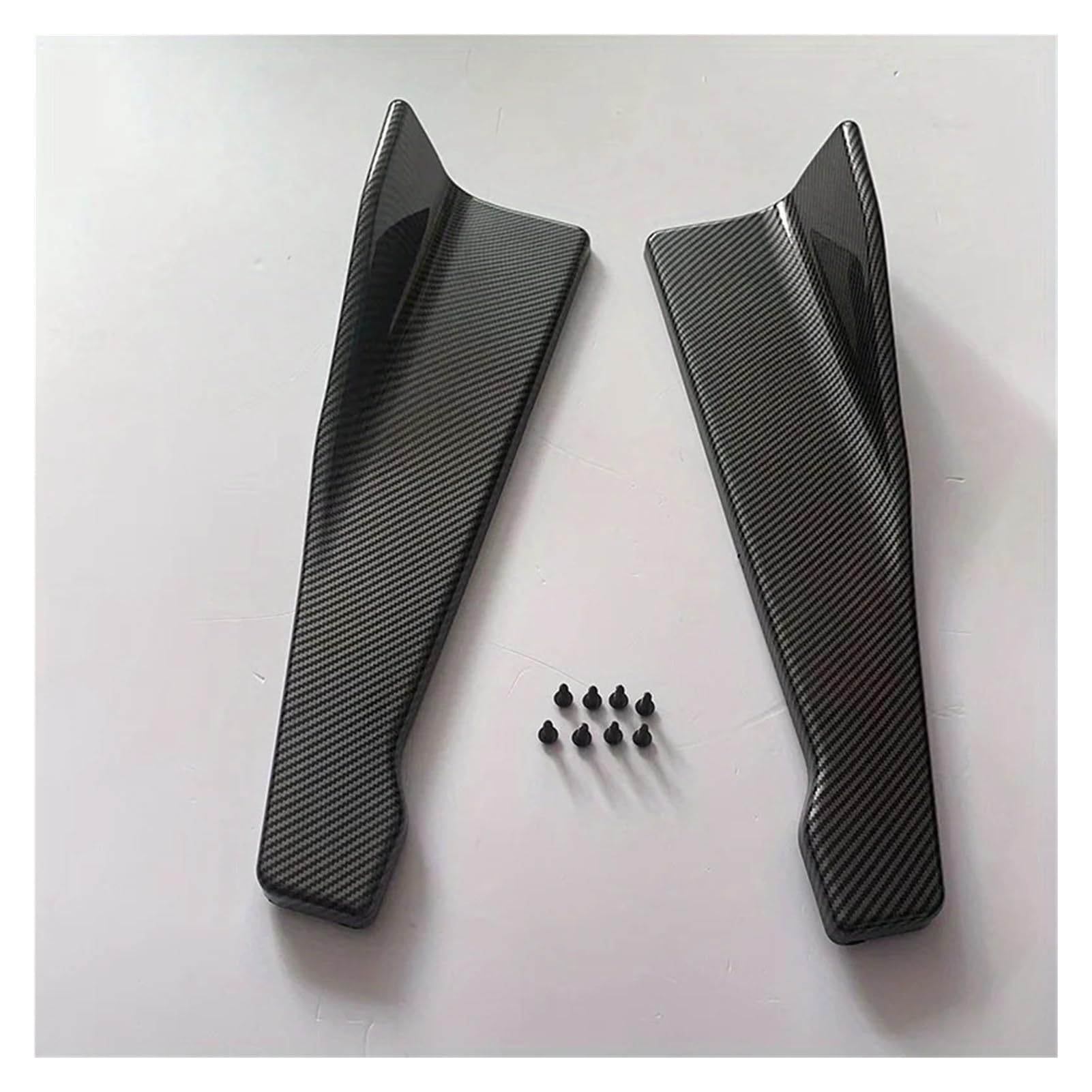 PQMIERA 2 stücke Universal Auto Bumper Spoiler Diffusor Anti-kollision Seite Rock Auto Teile(Carbon Fiber) von PQMIERA