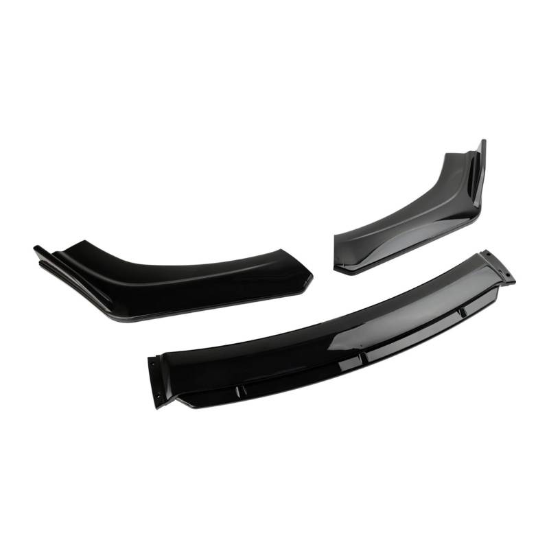 PQMIERA 4PCS Universal Auto Vorderen Stoßfänger Lip Body Kit Splitter Diffusor Protector Schwarz von PQMIERA