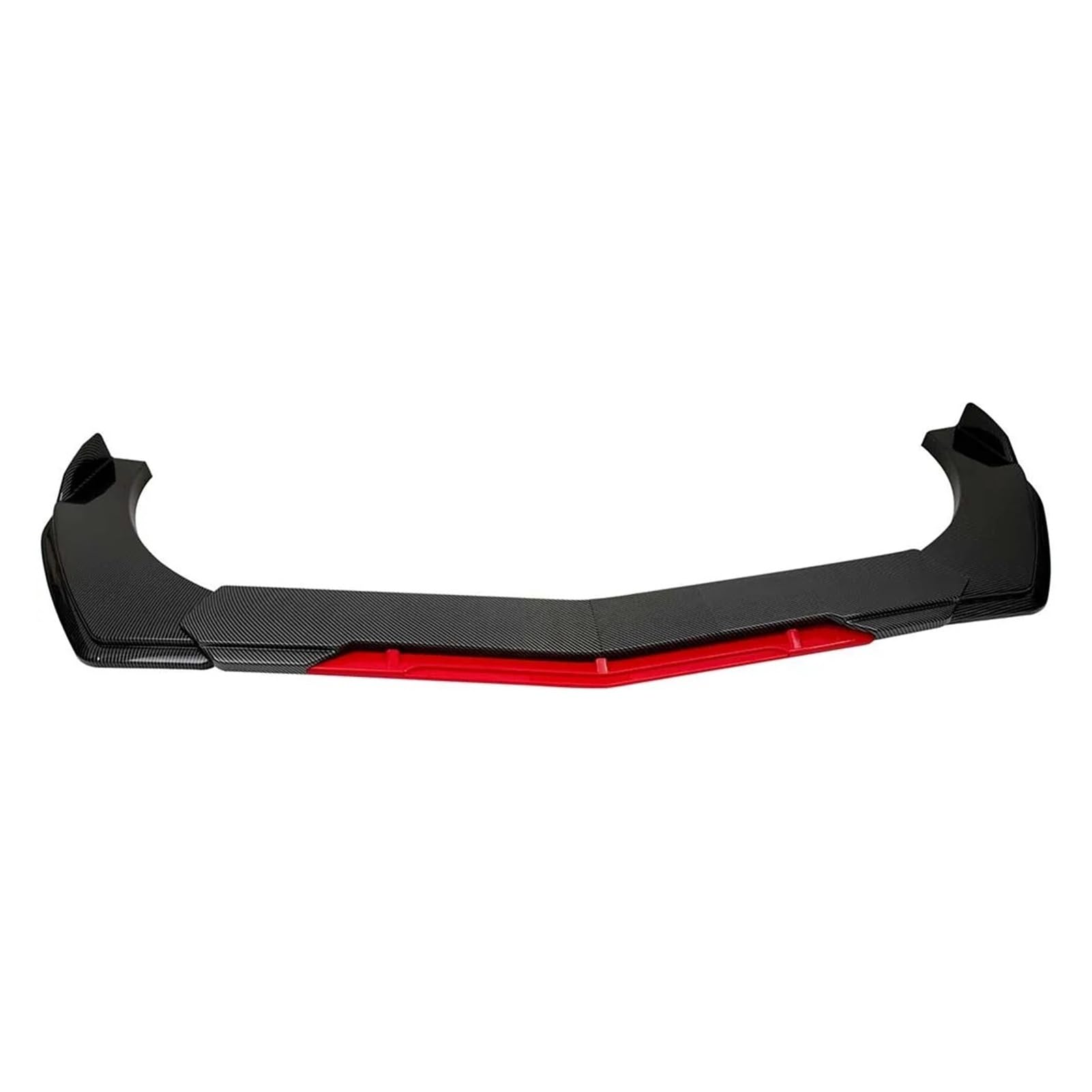 PQMIERA 5 stücke Set Universal Front Lip Kit Spoiler Splitter Diffusor(Red) von PQMIERA