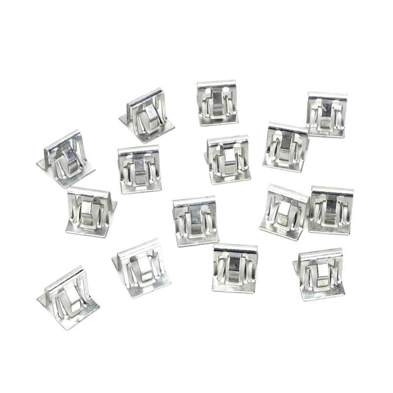 PQMIERA Autozubehör Universal 15 Stück Autoverschlüsse Auto Armaturenbrett DVD Innenverkleidung Platte Feste Eisen Clip Schnalle von PQMIERA
