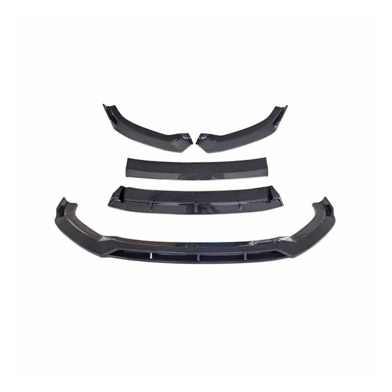 PQMIERA Frontsplitter Stoßstangenlippe Spoiler Diffusor Schutz Dekoration Bodykit Tuningzubehör Styling Kompatibel mit A3 S3 S-line 8V 2016-19(Carbon Look) von PQMIERA