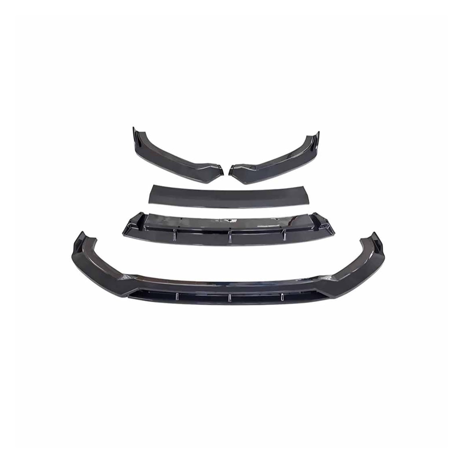 PQMIERA Frontsplitter Stoßstangenlippe Spoiler Diffusor Schutz Dekoration Bodykit Tuningzubehör Styling Kompatibel mit A3 S3 S-line 8V 2016-19(Glossy Black) von PQMIERA