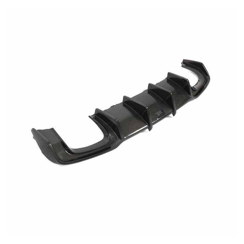 PQMIERA Heckstoßstangen-Diffusor-Lippenspoiler, kompatibel mit A3 Sline S3 Sedan 2017–2020, Auto-Heckdiffusor-Stoßstangenschutz, Kohlefaser/GFK(Matte Black) von PQMIERA