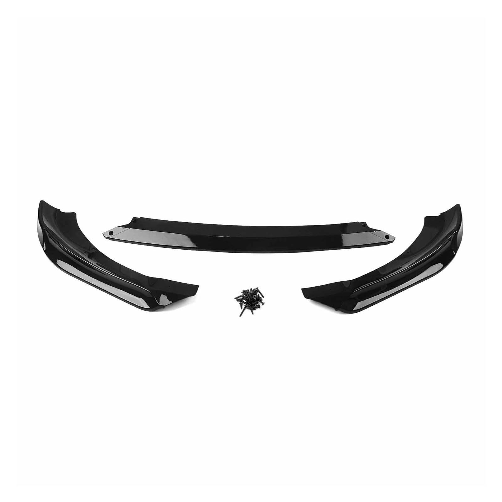 PQMIERA Kompatibel mit Genesis Coupe 2-Türer 2013-2016 Frontstoßstangen-Spoilerlippe, Karbonfaser-Optik/Glanz, unterer Splitterschutz(Glossy Black) von PQMIERA
