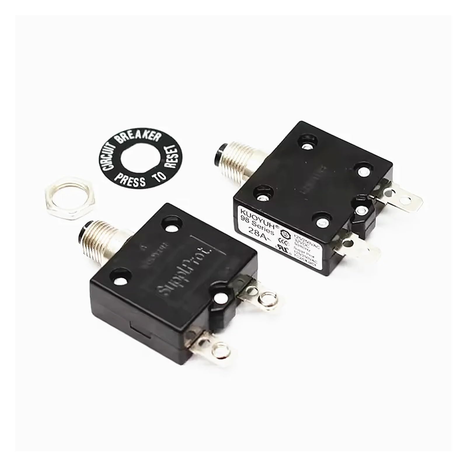 1PCS 98 Series 7A overload overcurrent protector 4.5 Reset switch fuse 1PCS 98 Series 7A overload overcurrent protector 4.5 Reset switch fuse von PQYSMVVG