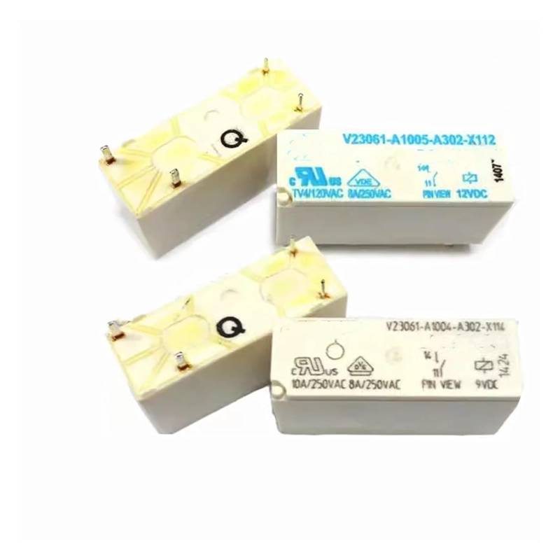 PQYSMVVG 2 Pieces V23061-A1004 9VDC Power Relay 8A 250VAC 4 Pins von PQYSMVVG