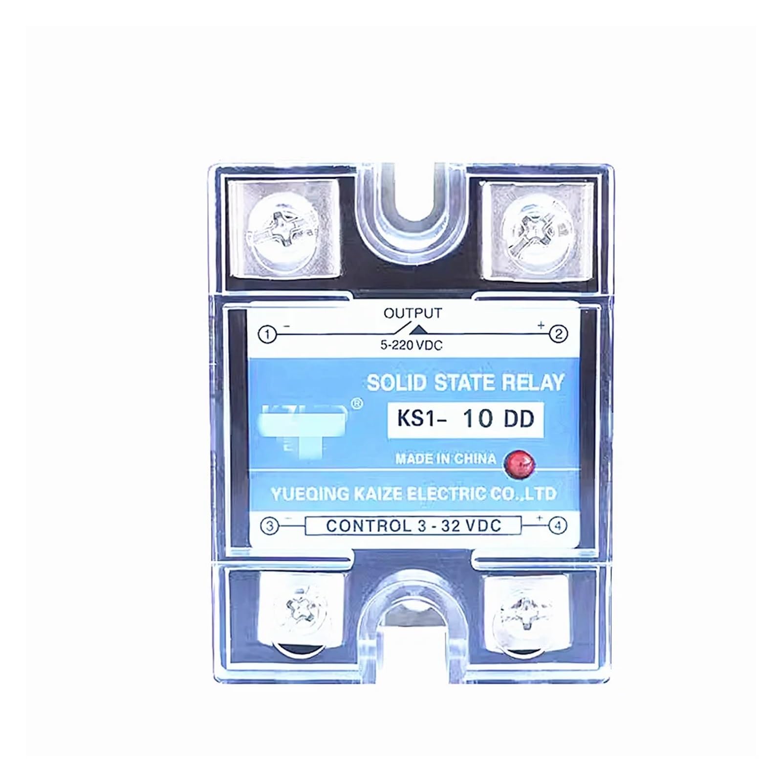 PQYSMVVG KS1-10DD Solid-State Non-Contact Relay 24V DC Control DC 10A with lamp DC solid State relays PQYSMVVG KS1-10DD Solid-State Non-Contact Relay 24V DC Control DC 10A with lamp DC solid State relays von PQYSMVVG