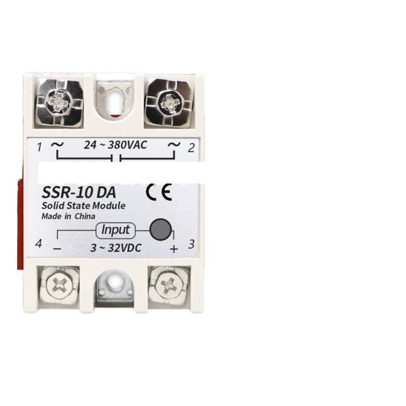 PQYSMVVG SSR-10DA 10A 25A 40A Solid State Relay Module 3-32V Input DC 24-380V AC Output von PQYSMVVG