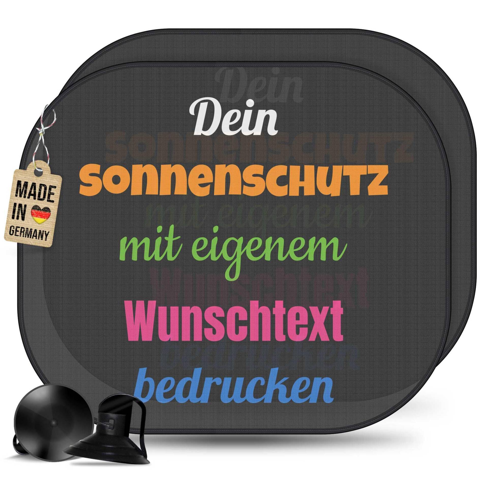 PR Print Royal Personalisierter Auto Sonnenschutz - mit Name oder Text selbst gestalten - Sonnenblende fürs Auto, Personalisierte Geschenke, Kinder, Baby | Fotogeschenk, 2er-Set PR Print Royal Personalisierter Auto Sonnenschutz - mit Name oder Text selbst gestalten - Sonnenblende fürs Auto, Personalisierte Geschenke, Kinder, Baby | Fotogeschenk, 2er-Set von PR Print Royal