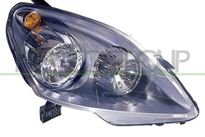 Prasco Scheinwerfer H7/H1 mit Stellmotor für LWR schwarz [Hersteller-Nr. OP7174903] für Opel, Vauxhall von PRASCO