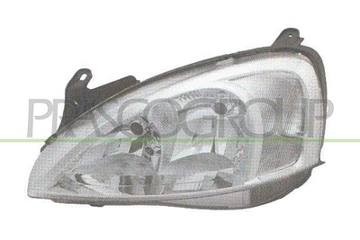 Prasco Scheinwerfer H7/H7 Typ VALEO o. Stellmotor [Hersteller-Nr. OP0304903] für Opel von PRASCO