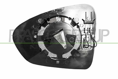 Prasco Spiegelglas, Außenspiegel [Hersteller-Nr. FT4487513] für Fiat von PRASCO