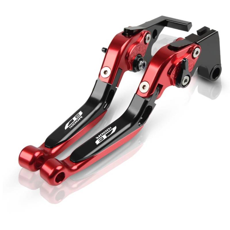 Motorrad Bremshebel Kupplungshebel Für H-ONDA CB 1000R 2008–2019 CNC-verstellbare Motorrad-Kupplungsbremshebel von PRASHANT
