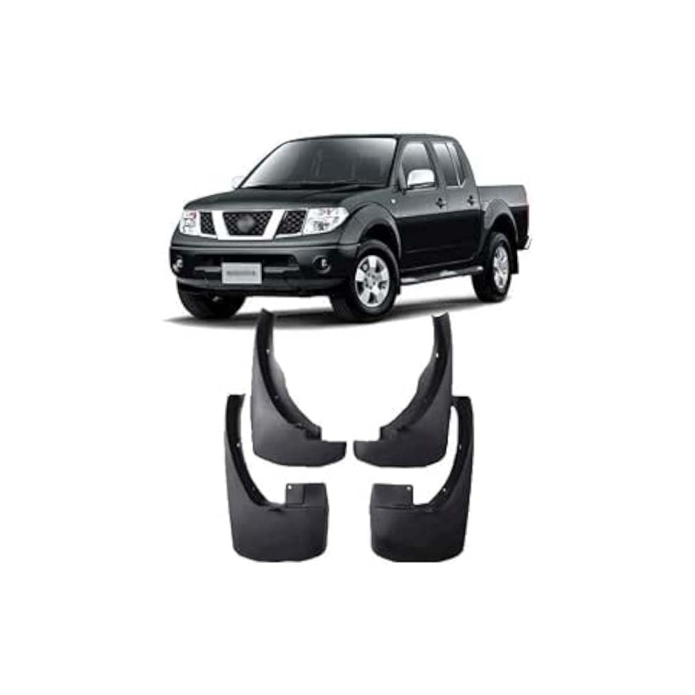 4 Stück Auto Schmutzfänger für Nissan Navara D40 2005-2016, Vorne Hinten Spritzschutz Staubdicht Karosserieanbauteile Zubehör 4 Stück Auto Schmutzfänger für Nissan Navara D40 2005-2016, Vorne Hinten Spritzschutz Staubdicht Karosserieanbauteile Zubehör von PREB