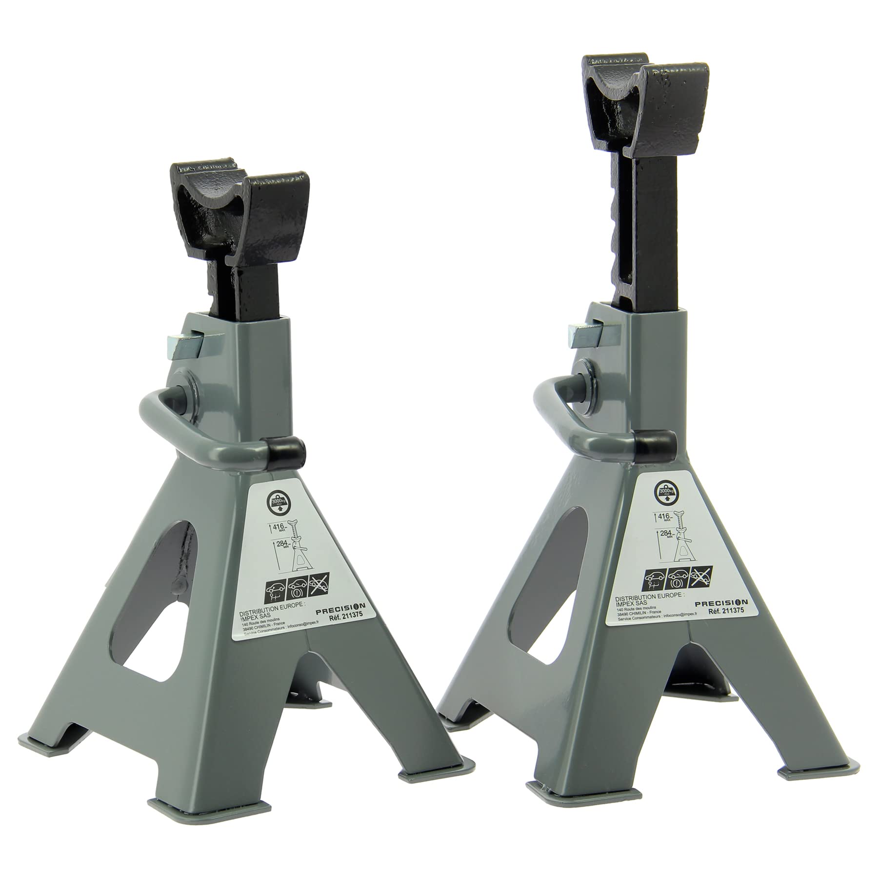 PRECISION STEEL 211375 Unterstellbock 3 Tonnen Traglast, 2 Stück Stützböcke PRECISION STEEL 211375 Unterstellbock 3 Tonnen Traglast, 2 Stück Stützböcke von PRECISION STEEL