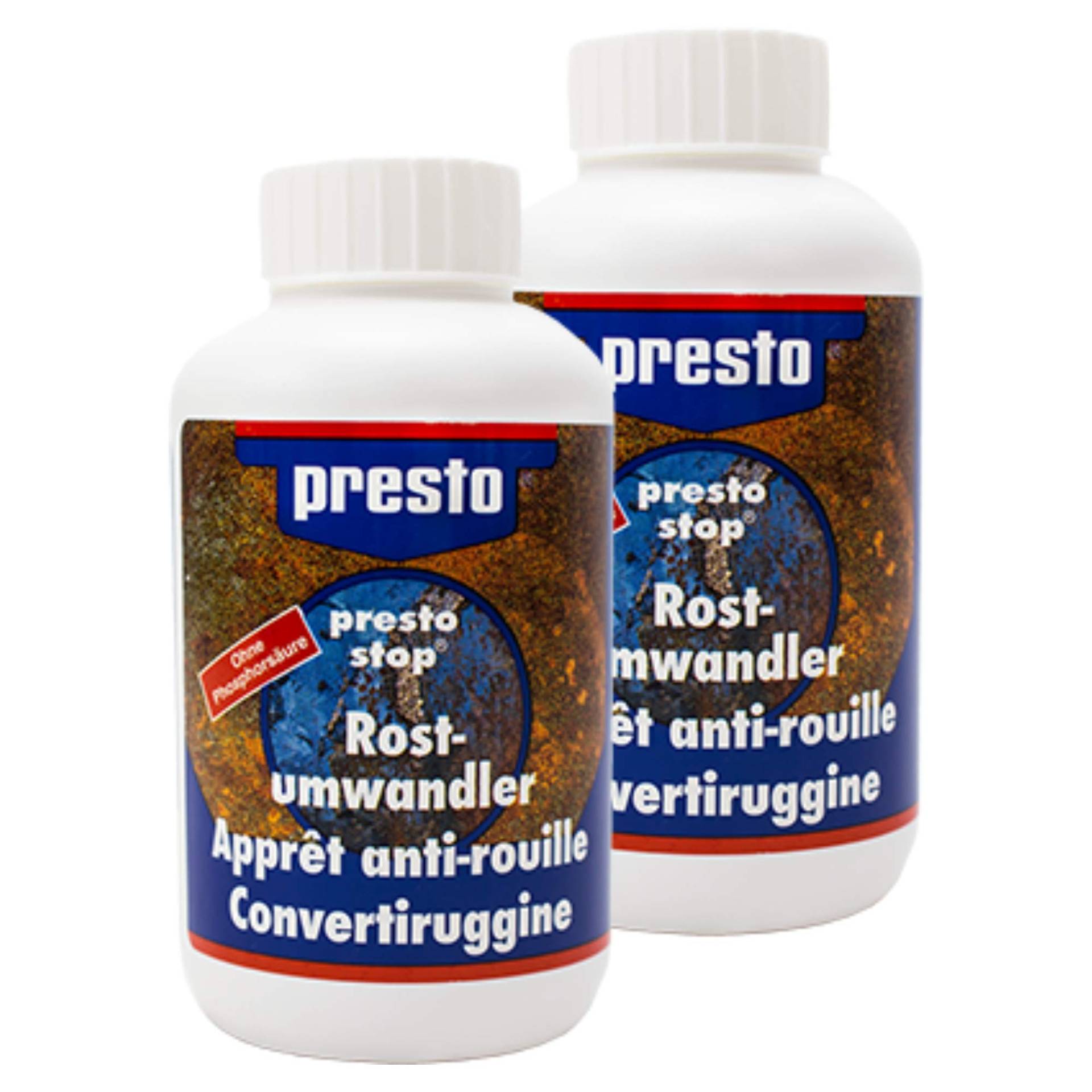 Presto 2X 603086 ROSTUMWANDLER GRUNDIERUNG Fahrzeuge Maschinen ANLAGEN 250 ml von Presto