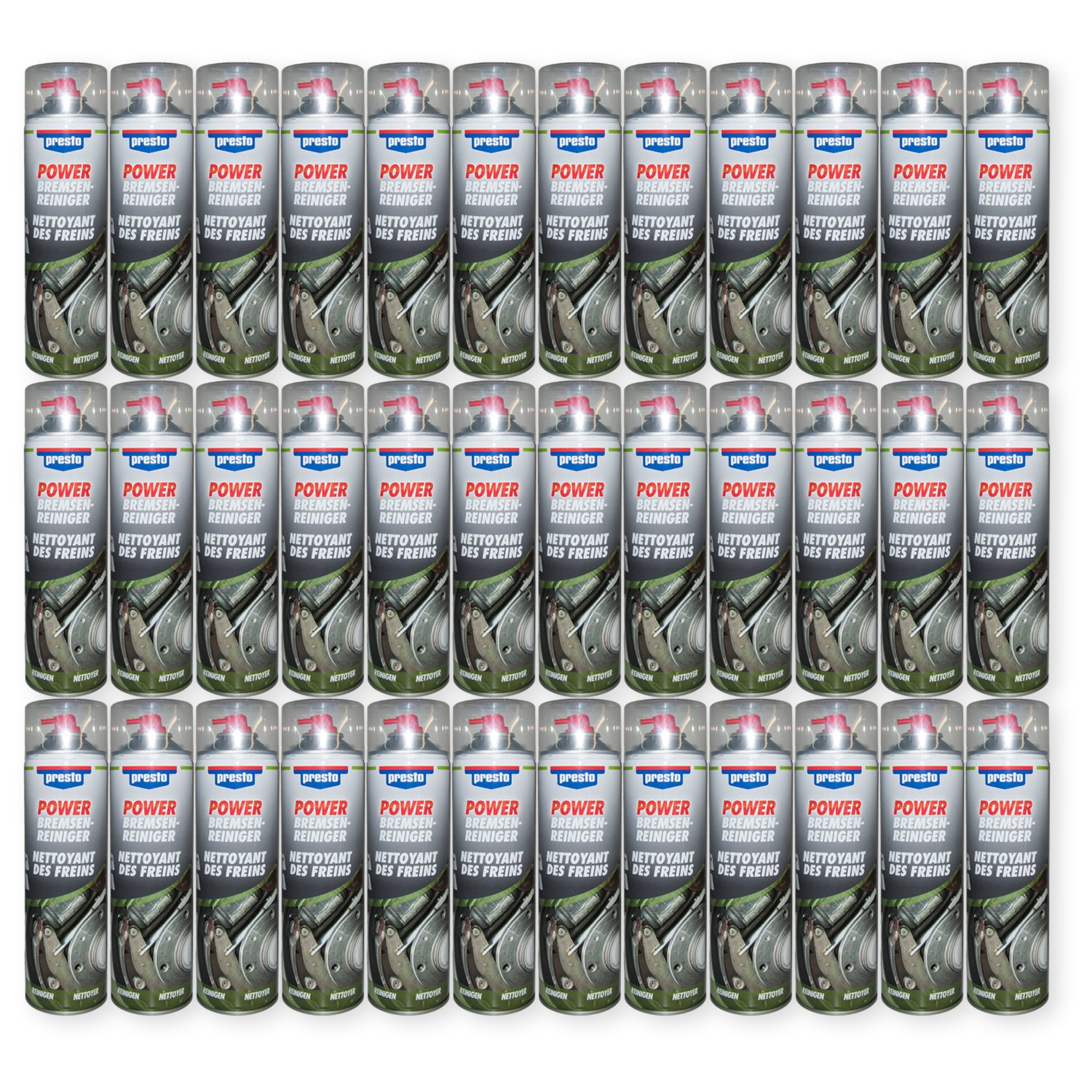 Presto_Bundle 36x Presto Power Bremsenreiniger Spraydose 500ml 315541 von PRESTO_bundle