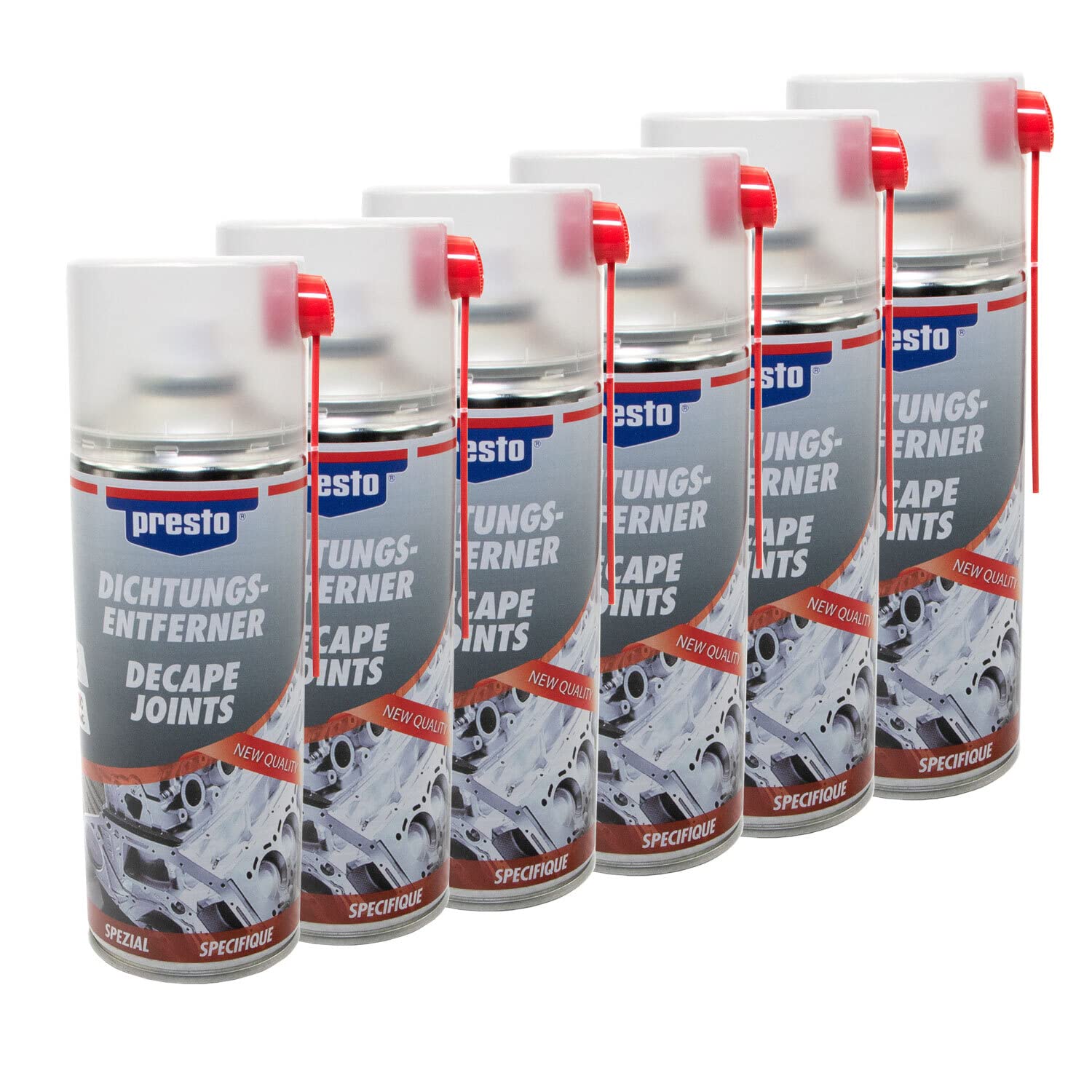 Dichtungsentferner Spray Dichtung Klebstoff & Öl Entferner Presto 157080 6 X 400 ml Dichtungsentferner Spray Dichtung Klebstoff & Öl Entferner Presto 157080 6 X 400 ml von PRESTO_bundle