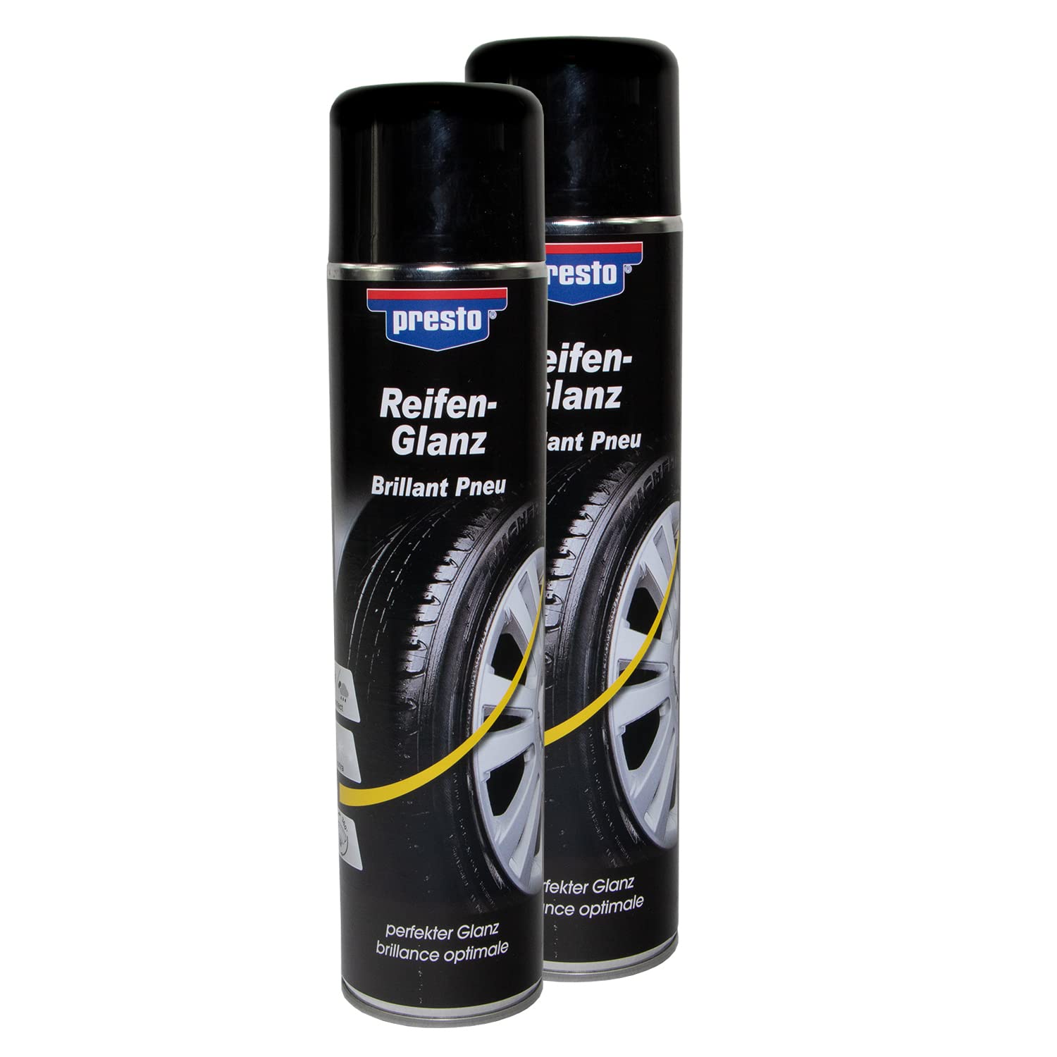 Reifenglanz Spray Reifenpflege Schutz Glanz Versiegelung Presto 383458 2 X 600 ml Reifenglanz Spray Reifenpflege Schutz Glanz Versiegelung Presto 383458 2 X 600 ml von PRESTO_bundle