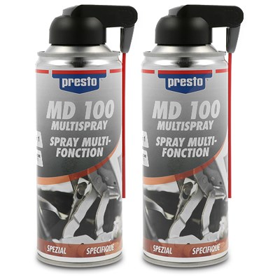 Presto 2x 400 ml MD 100 Multispray mit 2-wege Sprühkopf [Hersteller-Nr. 157165] von PRESTO