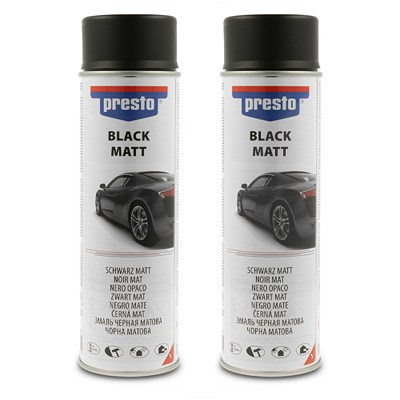Presto 2x 500 ml Universal Spray, schwarz matt von PRESTO