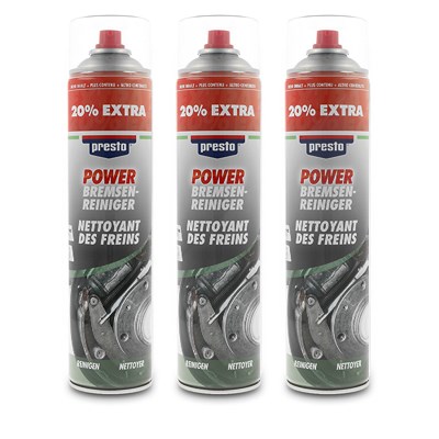 Presto 3x 600ml Power Bremsenreiniger von PRESTO