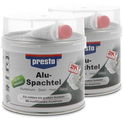 Presto 2x 1kg Alu-Spachtel [Hersteller-Nr. 600375] von PRESTO