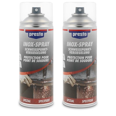 Presto 2x 400ml Inox-Spray [Hersteller-Nr. 322532] von PRESTO