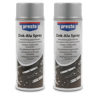 Presto 2x 400ml Zink-Alu-Spray [Hersteller-Nr. 795664] von PRESTO