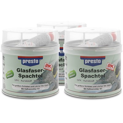Presto 3x 1kg Glasfaserspachtel 601112 Presto 3x 1kg Glasfaserspachtel 601112 von PRESTO