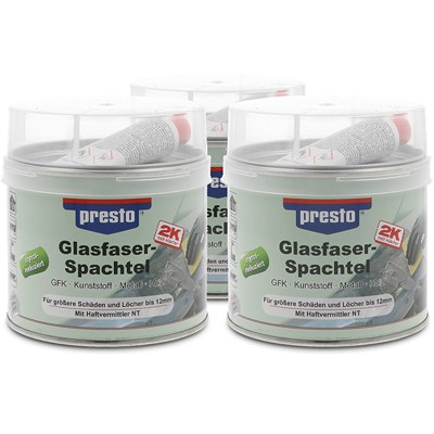 Presto 3x 1kg Glasfaserspachtel [Hersteller-Nr. 601112] von PRESTO