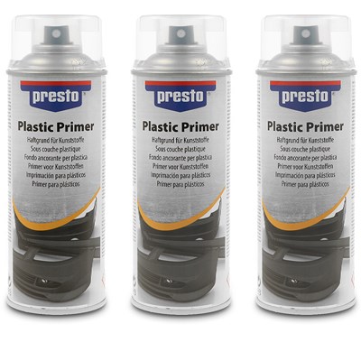 Presto 3x 400ml Haftgrund für Kunststoffteile [Hersteller-Nr. 308066] von PRESTO