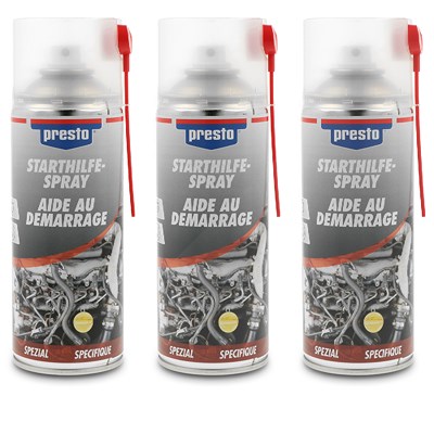 Presto 3x 400ml Starthilfe-Spray [Hersteller-Nr. 306413] von PRESTO