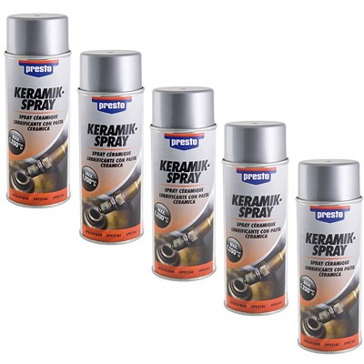 Presto 5x 400ml Keramik-Spray weiß [Hersteller-Nr. 157073] von PRESTO