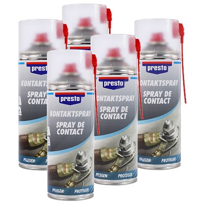 Presto 5x 400ml Kontaktspray [Hersteller-Nr. 157141] von PRESTO