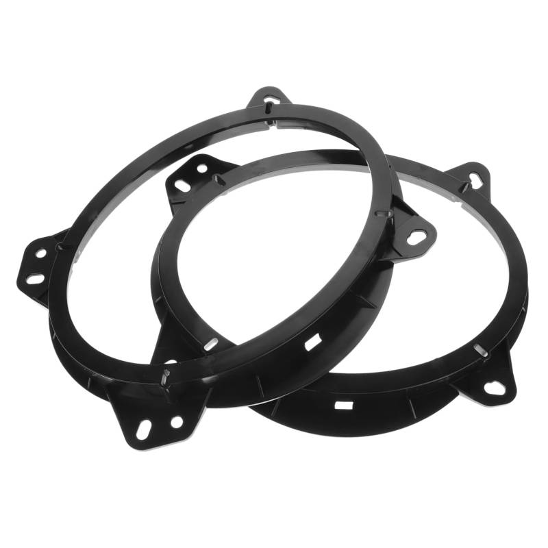 PRETYZOOM 1 Paar Lautsprecherhalterung Kfz -Abstandhalter fit Adapter-Distanzring Universal- Spacer kabelanschlüsse für autolautsprecher Lautsprecheradapter Plastik Black von PRETYZOOM